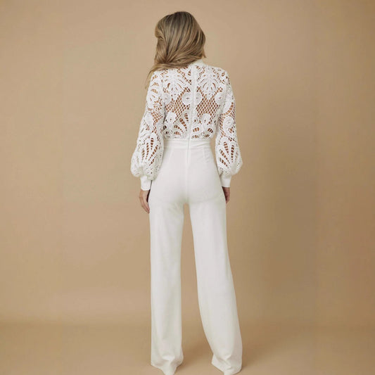 MONO BLANCO ELEGANCE ENCAJE