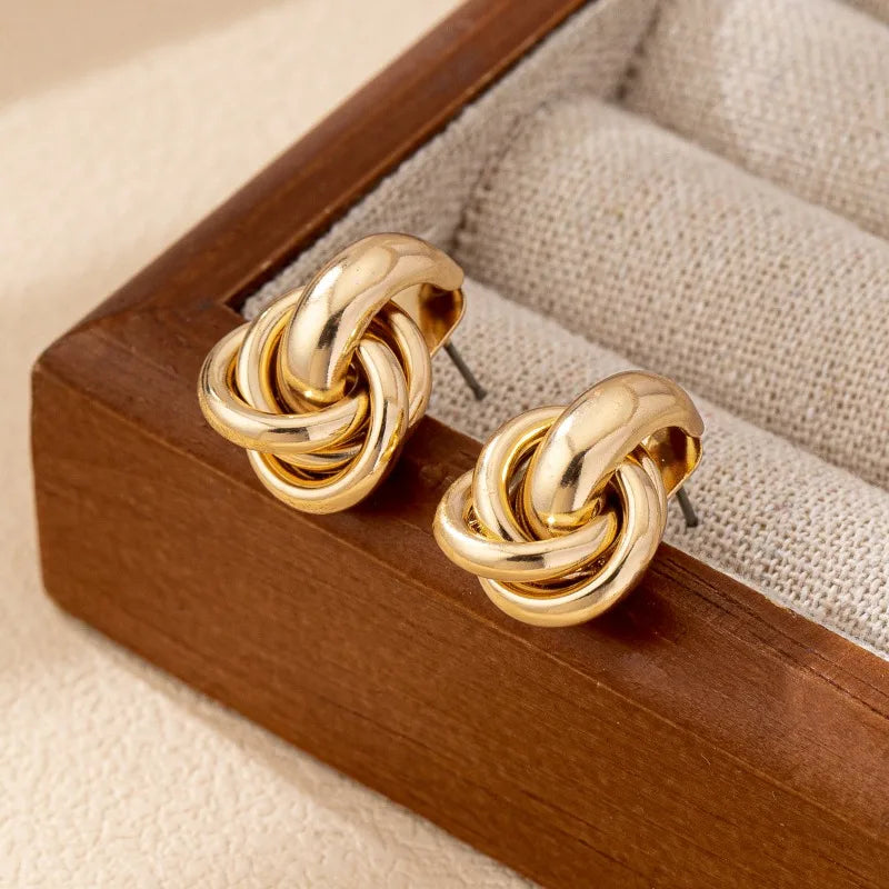 PENDIENTES KNOT LUXE