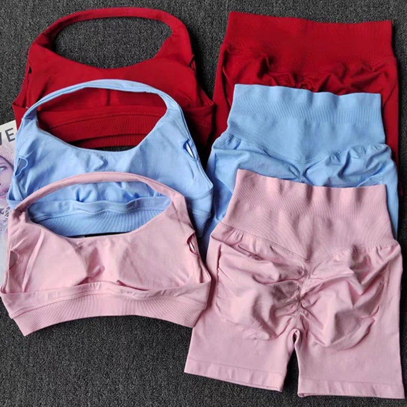 Conjunto Deportivo Corto Moldeador Push-Up