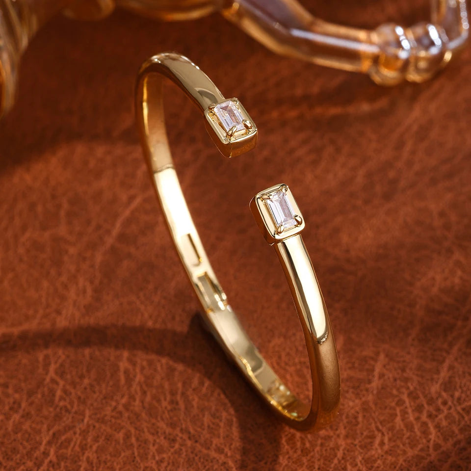 Pulsera Abierta Luxe Zirconia