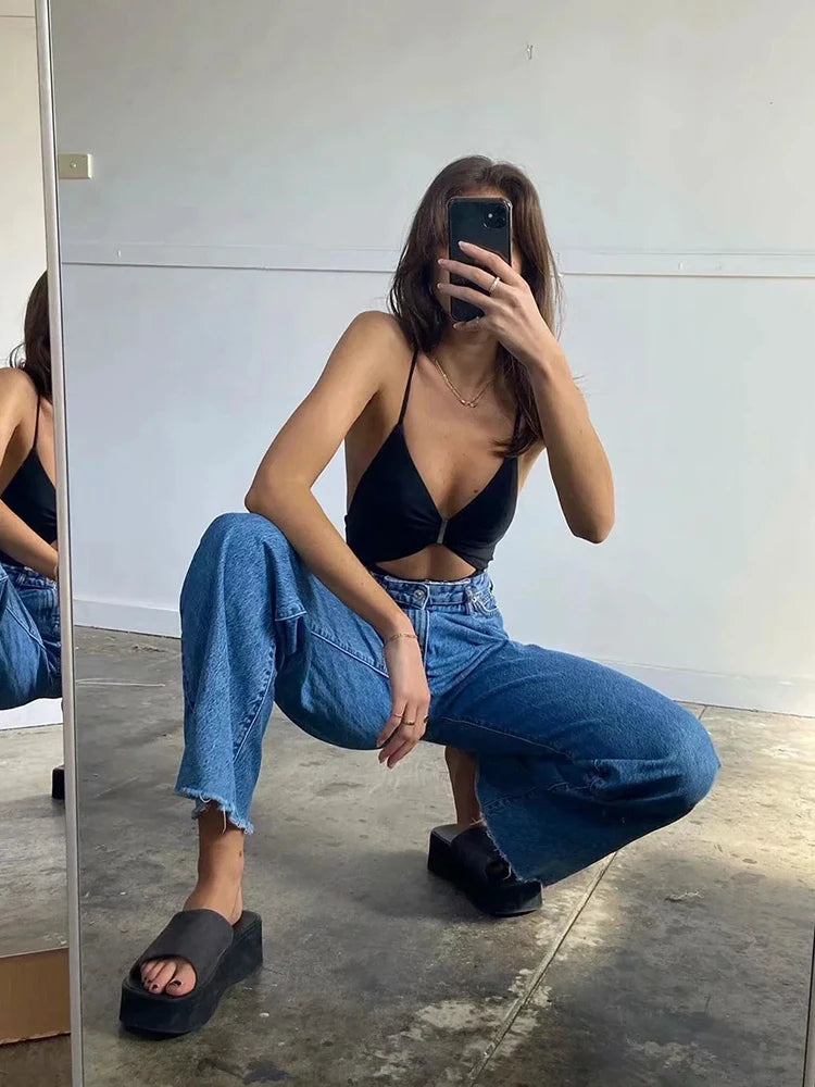 JEANS RECTOS WIDE LEG VINTAGE