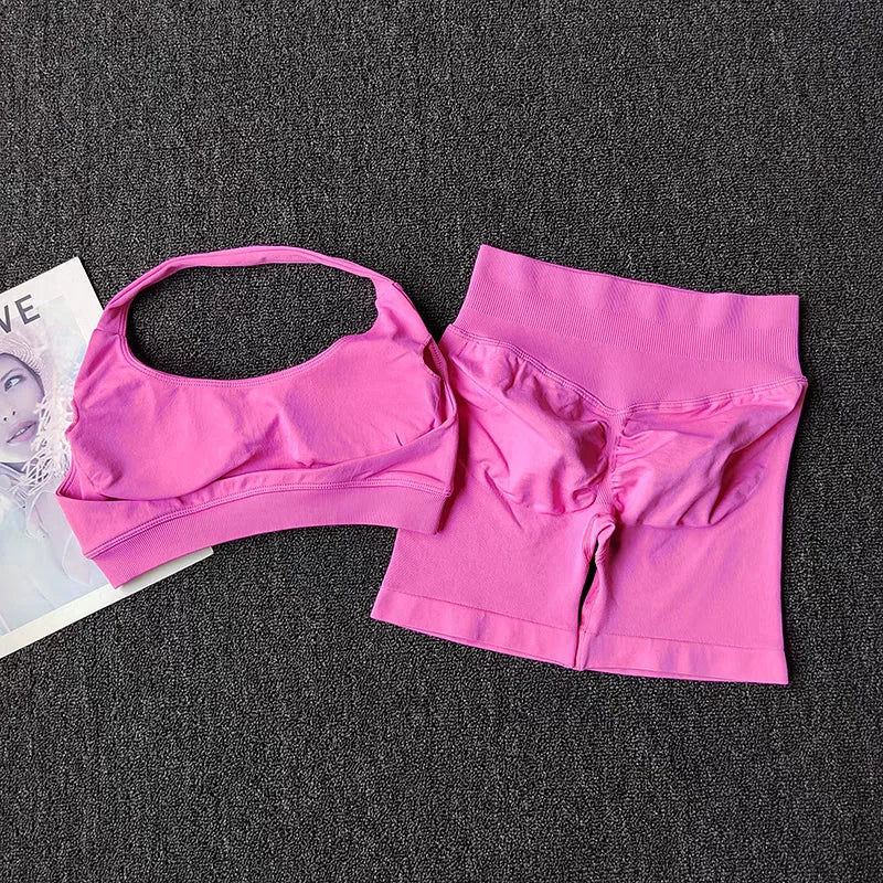 Conjunto Deportivo Corto Moldeador Push-Up