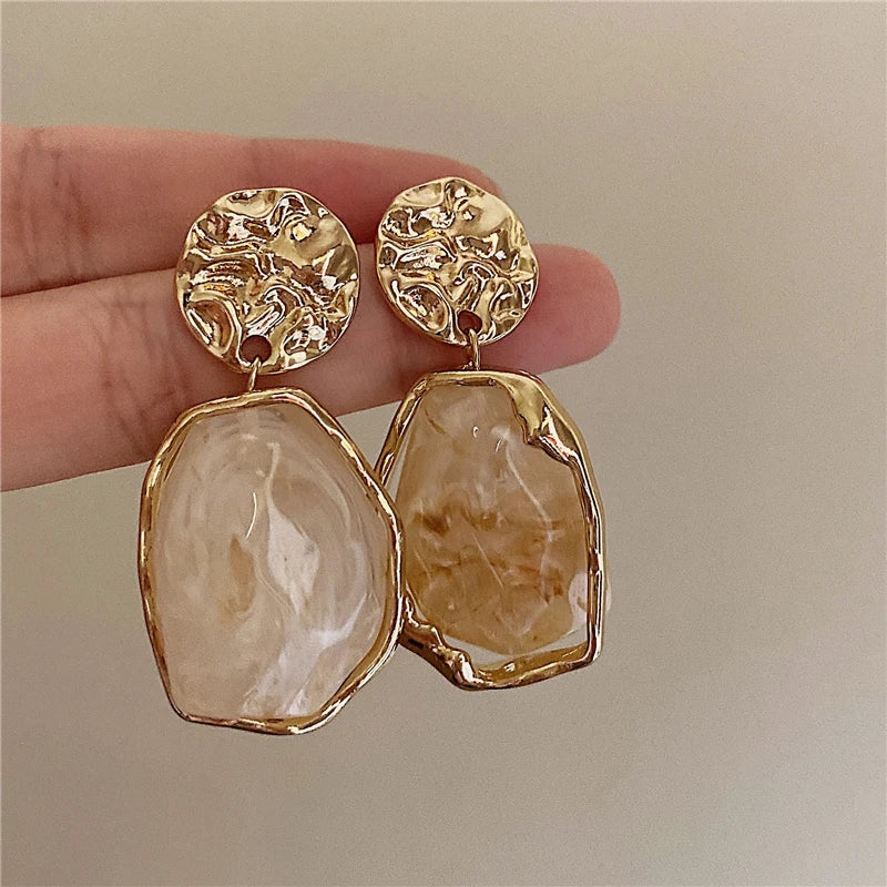 PENDIENTES CRYSTAL AMBER
