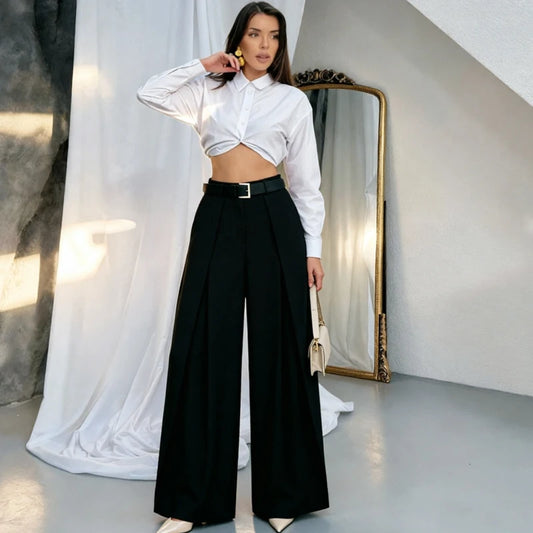 PANTALÓN FLUIDO WIDE LEG