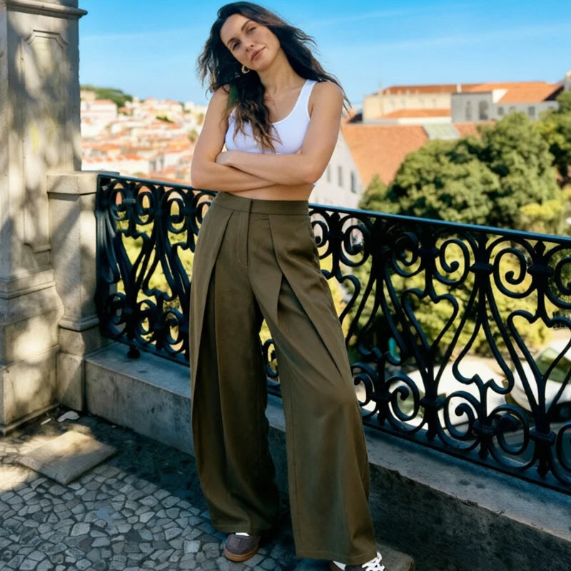 PANTALÓN FLUIDO WIDE LEG