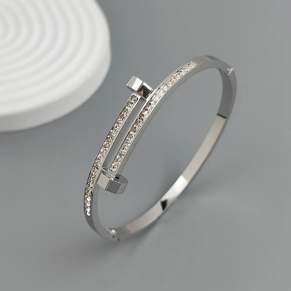PULSERA NAIL DIAMOND 18K