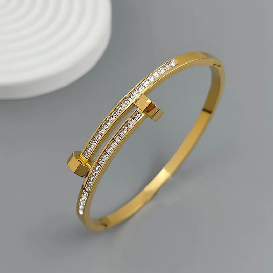 PULSERA NAIL DIAMOND 18K