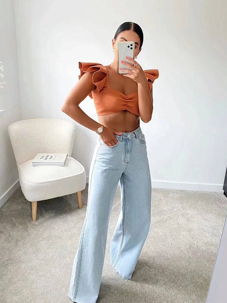 JEANS RECTOS WIDE LEG VINTAGE