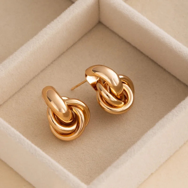 PENDIENTES KNOT LUXE