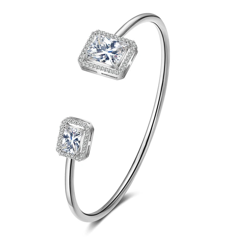 Pulsera Abierta Luxe Zirconia