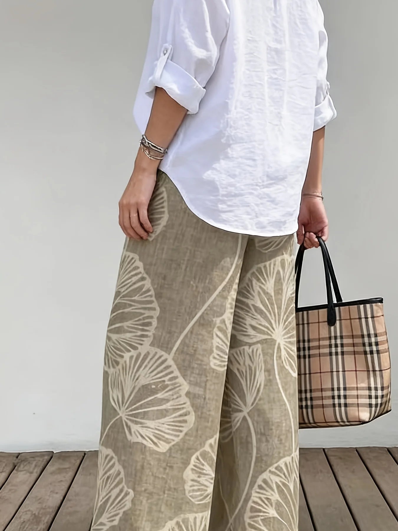 PANTALÓN PALAZZO BOHO LINEN