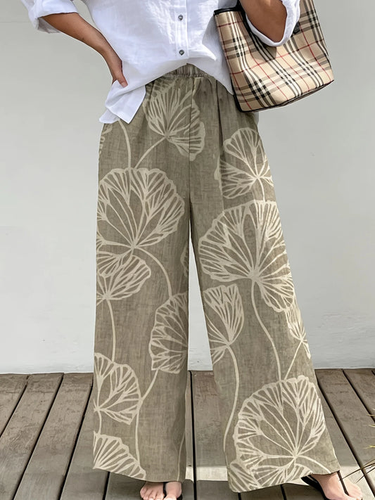 PANTALÓN PALAZZO BOHO LINEN