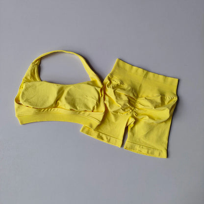 Conjunto Deportivo Corto Moldeador Push-Up