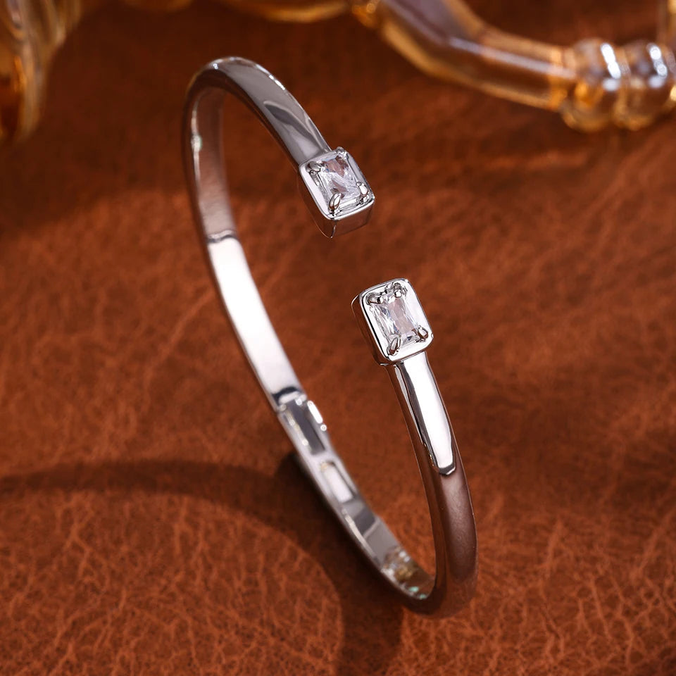 Pulsera Abierta Luxe Zirconia